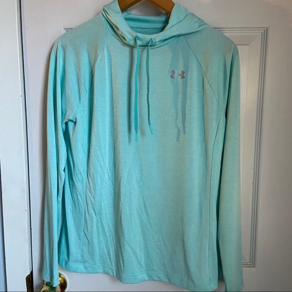 UNDER ARMOUR Hooded Long Sleeve Running Top - Picture 2 of 3